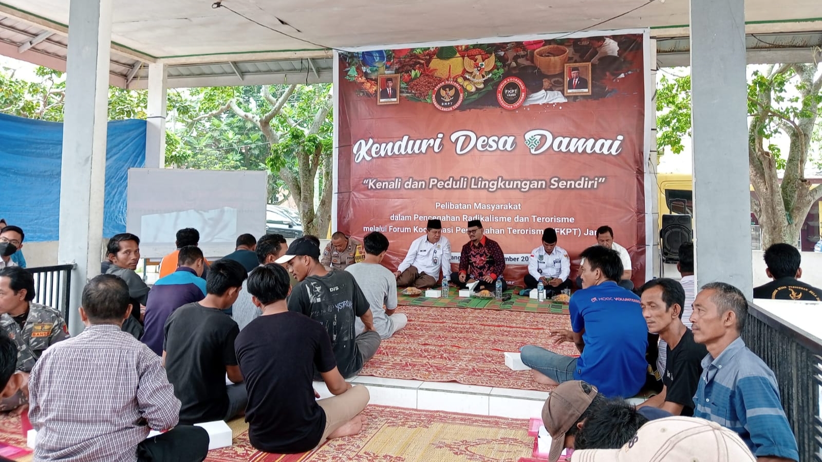 Kenduri Desa Damai FKPT Jambi dan BNPT RI di Desa Serdang Jaya