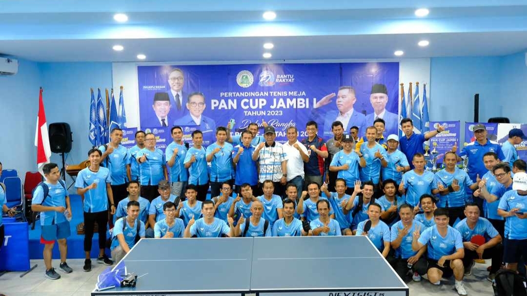 Abdullah Sani buka turnamen tenis meja DPW PAN Provinsi Jambi 