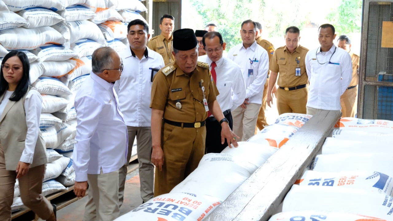 Abdullah Sani launching penyaluran bantuan pangan cadangan beras pemerintah