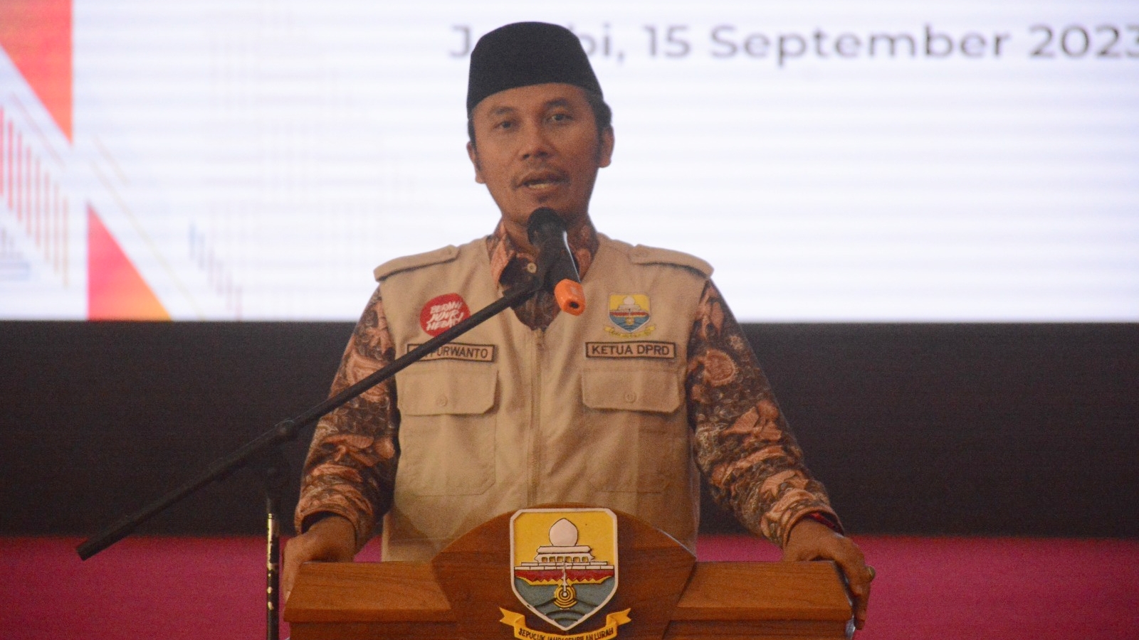 Ketua DPRD Provinsi Jambi, Edi Purwanto 