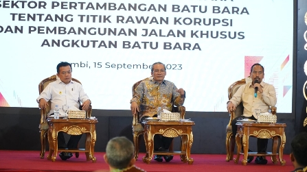 Al Haris paparkan permasalahan batu bara ke KPK, Jumat (15/9)