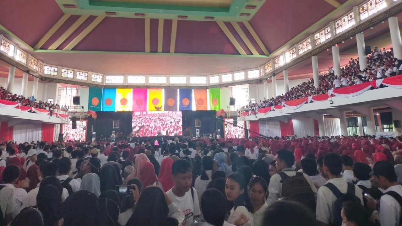 Kapolda dan Wakapolda Jambi hadiri konser anti radikalisme di UNJA, Sabtu (16/9)