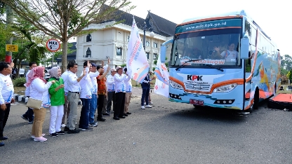 Abdullah Sani pelepasan roadshow bus KPK 2023, Minggu (17/9)
