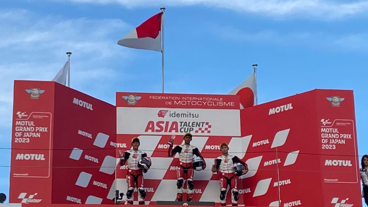 Veda persembahkan podium tertinggi di ATC seri kedua Sirkuit Twin Ring Motegi