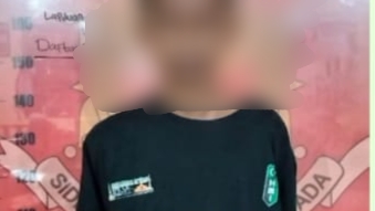 Anggota geng motor pakai kaos HMI yang diamankan di Polsek Jambi Selatan 
