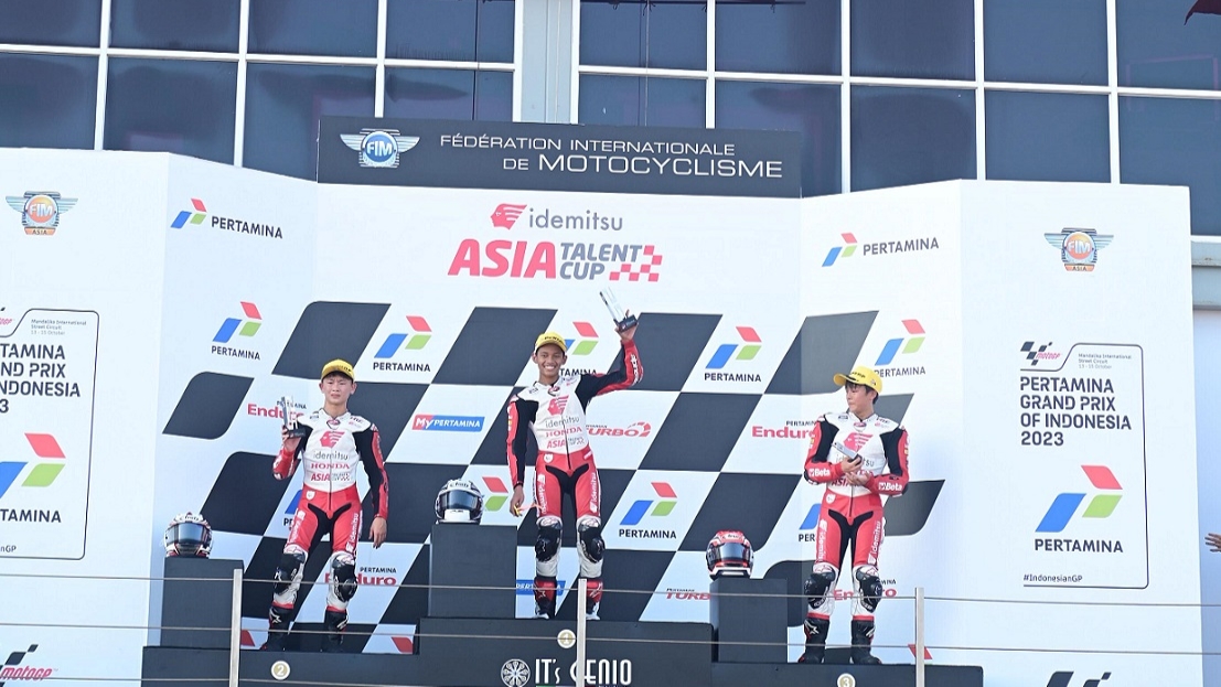 Veda sapu bersih podium tertinggi IATC