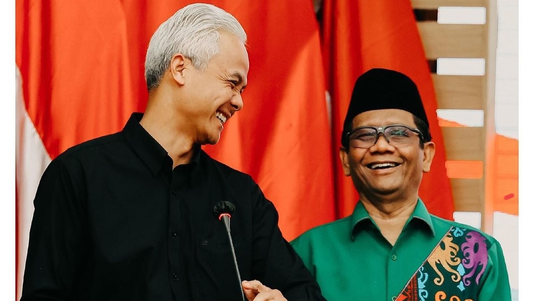 Ganjar Pranowo dan Mahfud MD 