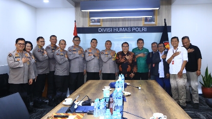 Humas Polri dan SMSI perkuat kolaborasi wujudkan Pemilu damai