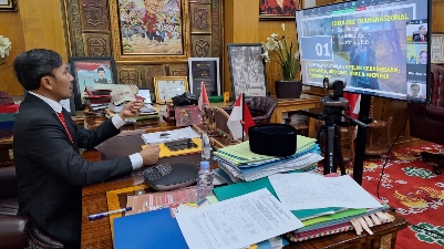 Edi Purwanto bicara tantangan generasi muda di refleksi sumpah pemuda, Sabtu (28/10)