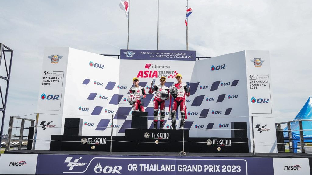 Pebalap Astra Honda raih podium tertinggi pada race kedua IATC di Chang International Circuit