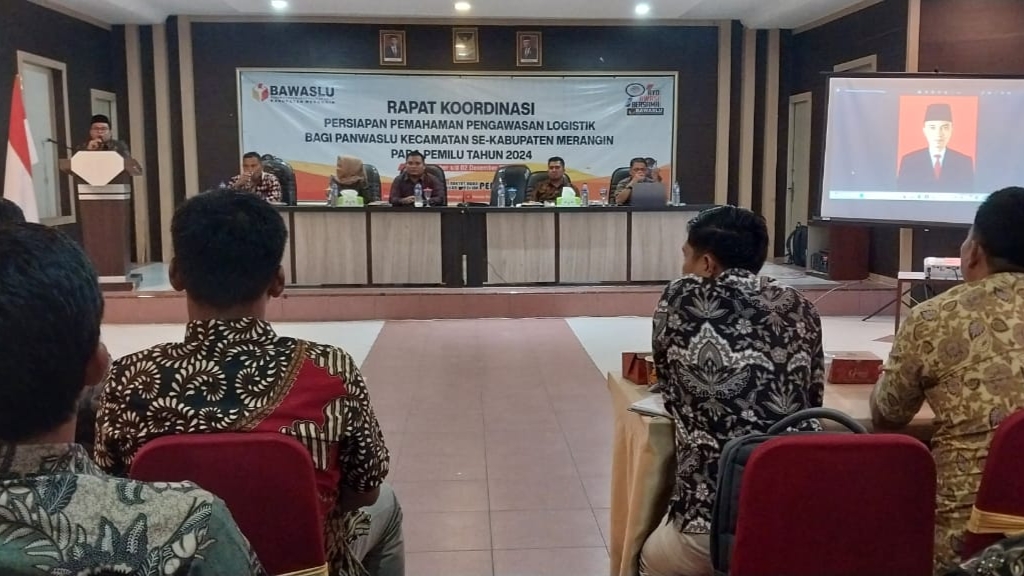 Bawaslu Merangin gelar rakor persiapan pengawasan logistik untuk Panwascam