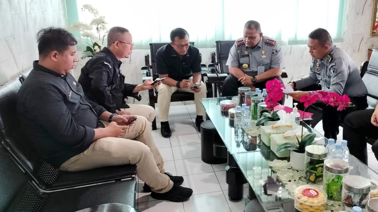 Fahrul Rozi saat kordinasi terkait pemilih di Lapas untuk Pemilu 2024