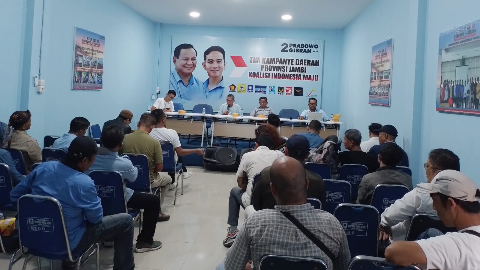 Rapat konsolidasi TKD Prabowo-Gibran Jambi, Sabtu (6/1)