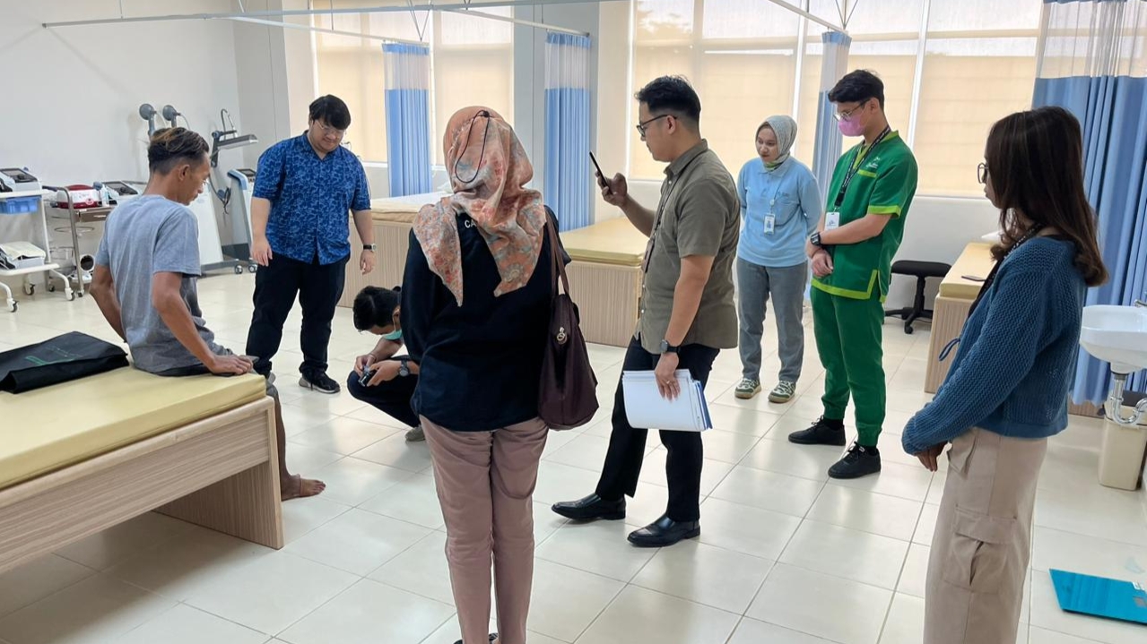 BPJS Ketenagakerjaan dampingi pasien RTW di Rumah Sakit, Selasa (30/1)