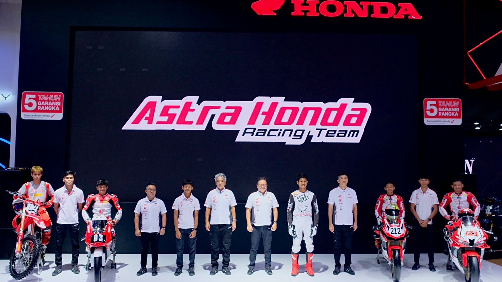 Astra Honda umumkan 11 pebalap andalan 2024