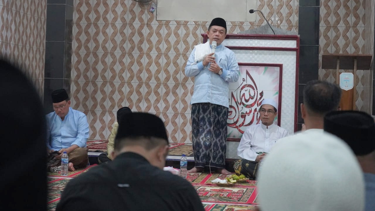 Al Haris Safari Ramadan di Masjid Muhajirin, Desa Meranti, Merangin