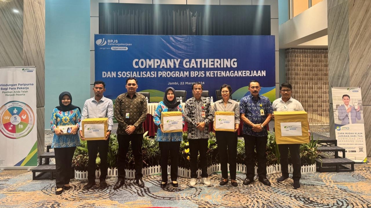 Company gathering bersama BPJS Ketenagakerjaan Jambi
