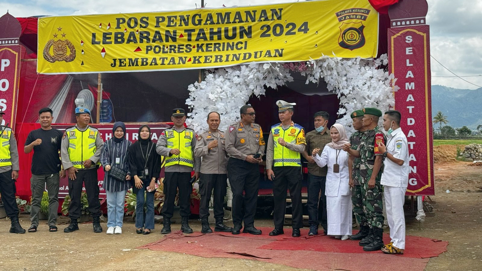 Ditlantas Polda Jambi pantau arus mudik lebaran Idul Fitri 2024
