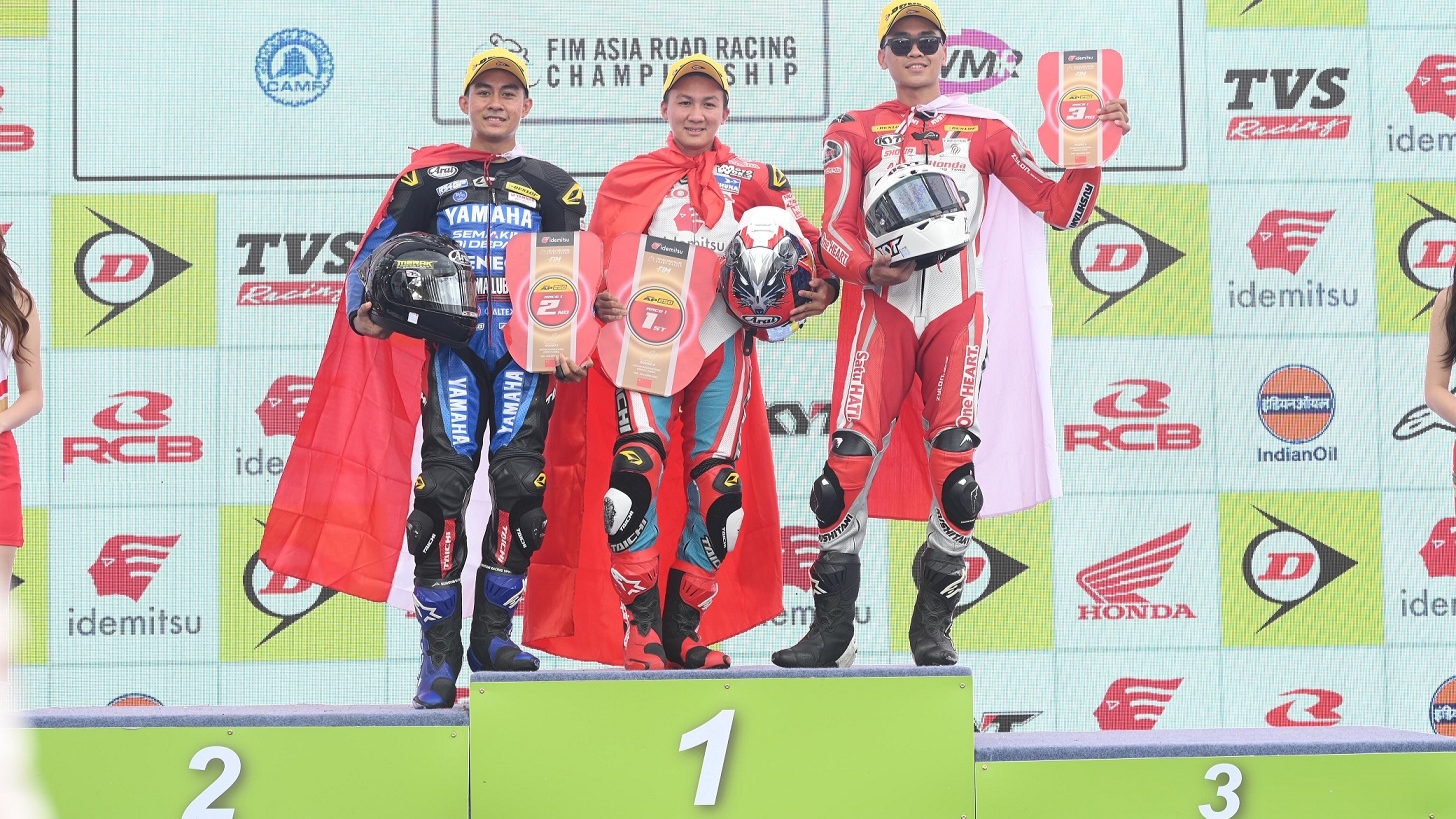 Pebalap Astra Honda kibarkan Merah Putih di ARRC China