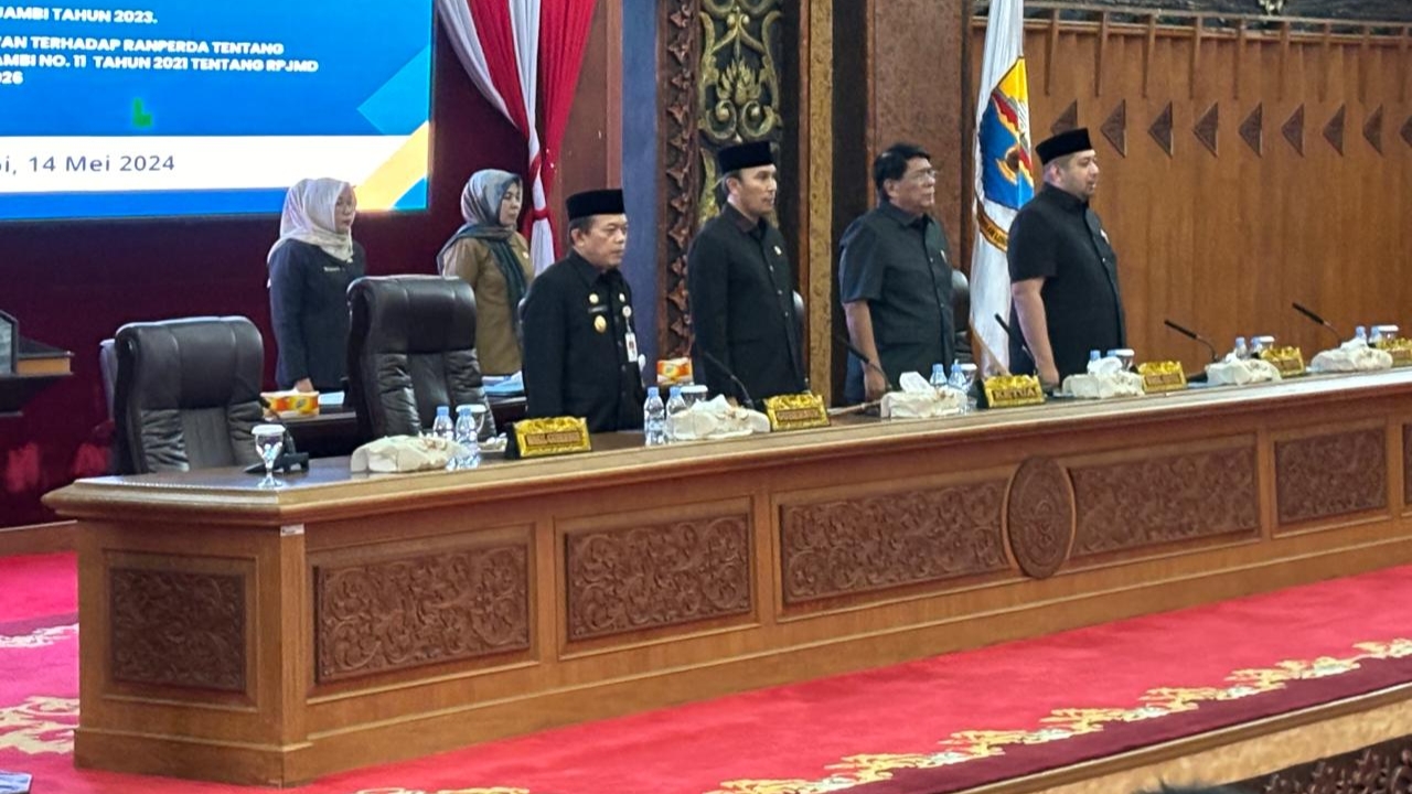 Rapat paripurna DPRD Provinsi Jambi, Selasa (14/5)