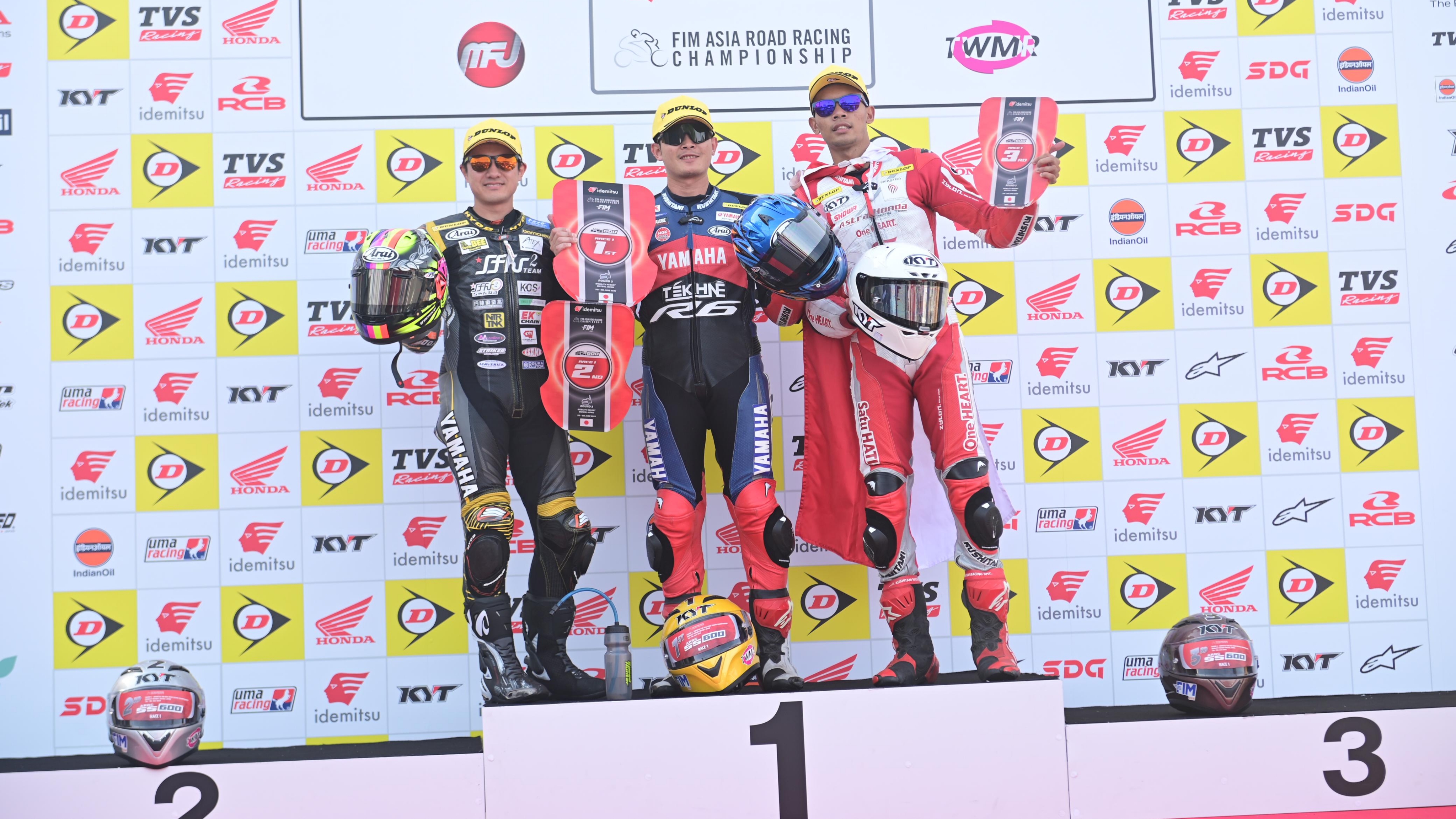 Dominasi pebalap Astra Honda dengan CBR series taklukan ARRC Motegi