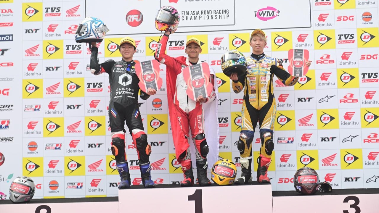 Pebalap Astra Honda Sapu Juara Pertama di ARRC Jepang