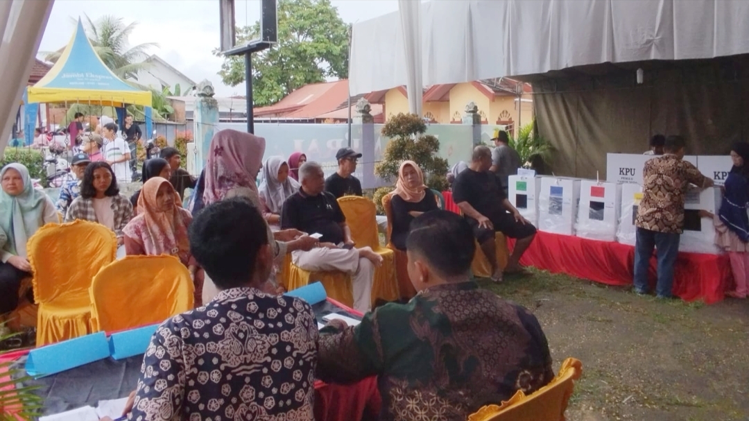 Suasana pemilih di TPS