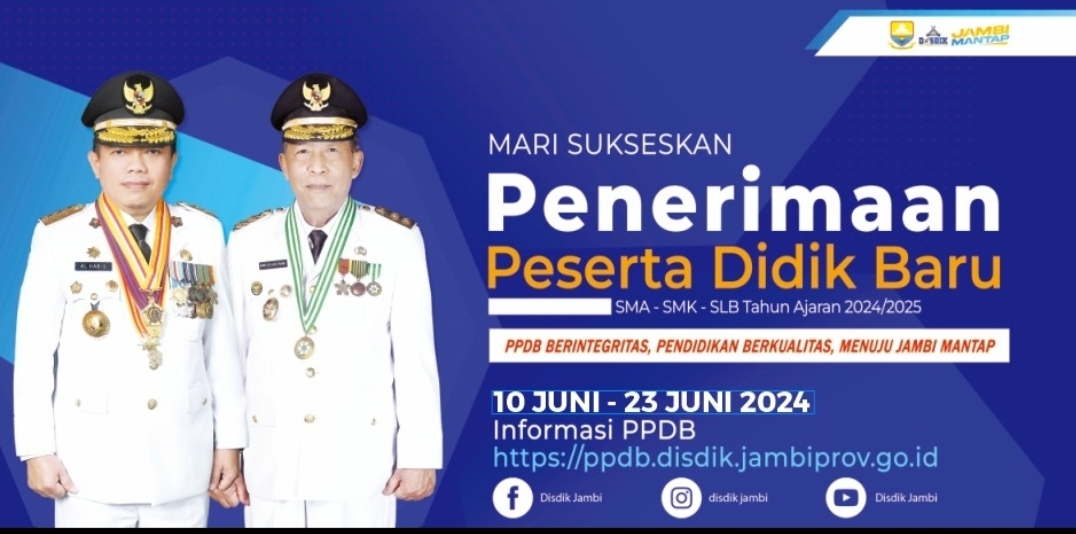 PPDB SMA dan SMK Disdik Jambi