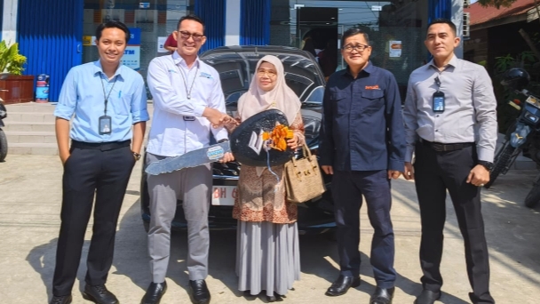 BRI Kuala Tungkal serahkan grandprize Pesta Rakyat Simpedes periode II tahun 2023