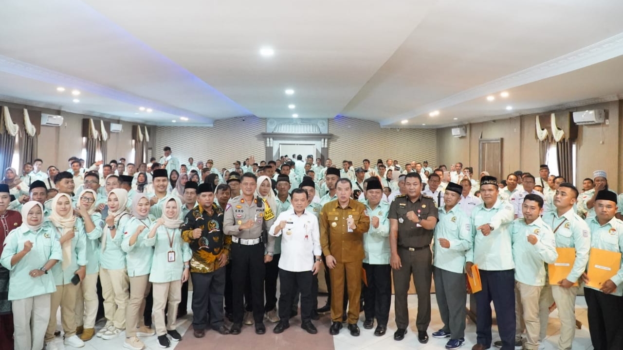 Al Haris saat buka Rakerda II PABPDSI di Merangin, Selasa (2/7)