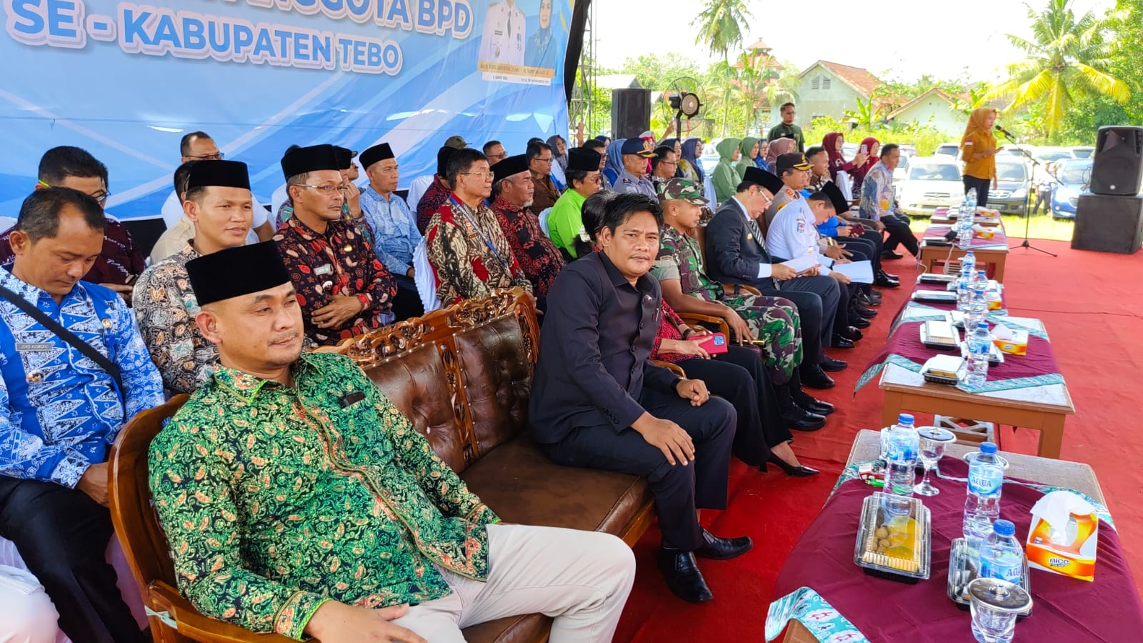 Al Mashuri dan Supeno hadiri pengukuhan Kades dan BPD se-Kabupaten Tebo