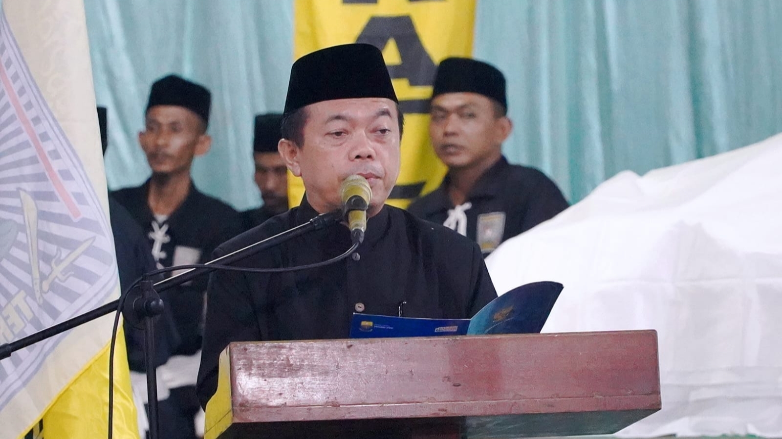 Al Haris hadiri pengesahan ratusan warga baru PSHT Tanjab Timur, Selasa (16/7) malam