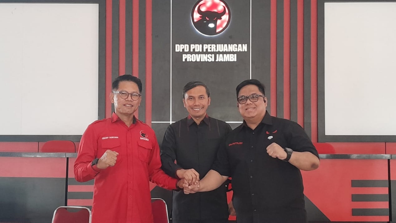 Cecep Suryana (kiri), Edi Purwanto dan Guntur Muchtar