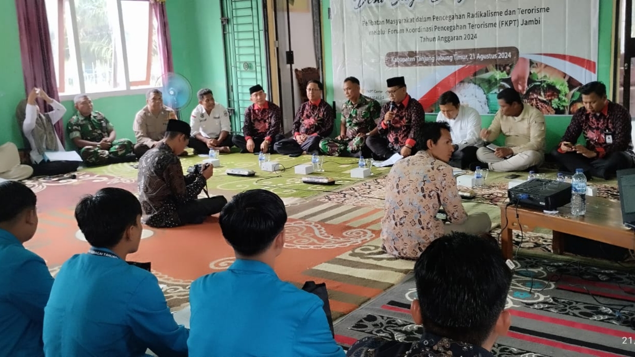 BNPT RI-FKPT Jambi gelar kenduri di Desa Kota Baru, Tanjab Timur, Rabu (21/8)
