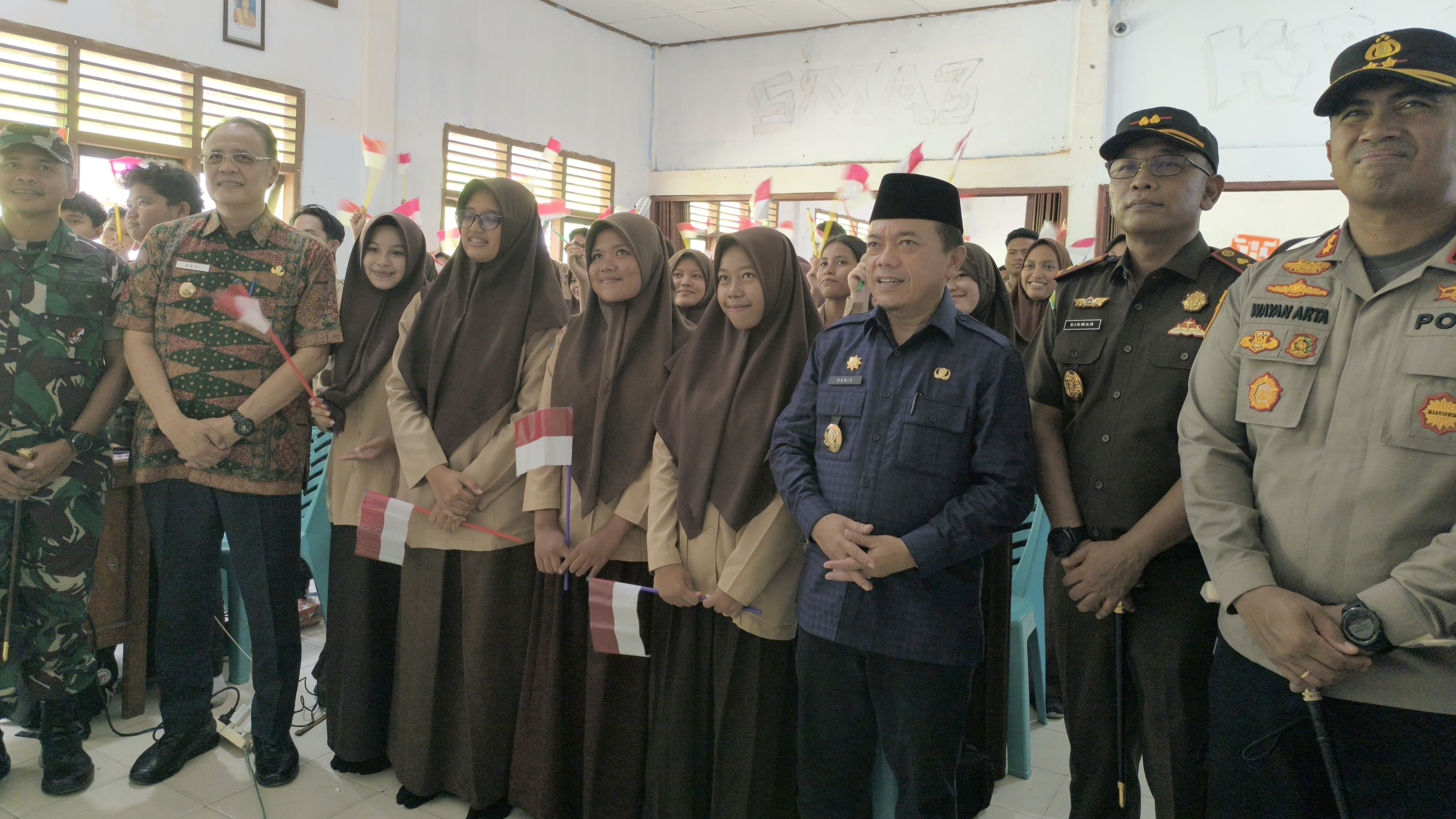 Al Haris mengadakan dialog wawasan kebangsaan di SMA 3 Tebo, Kamis (5/9)