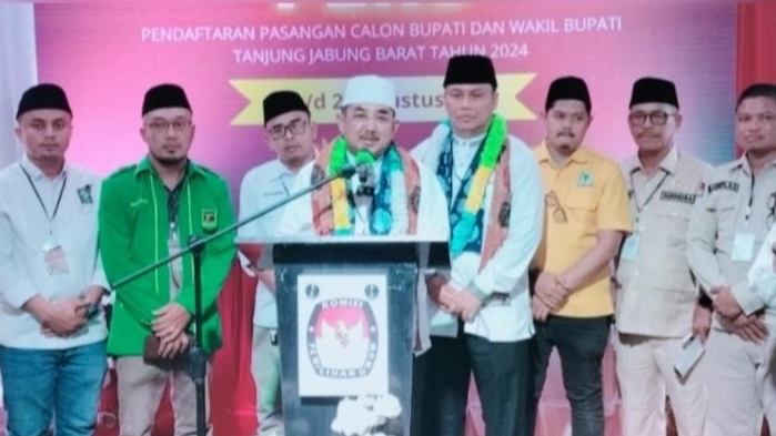 Kyai Sepuh nyatakan dukungan ke UAS-Katamso di Pilbup Tanjab Barat 2024