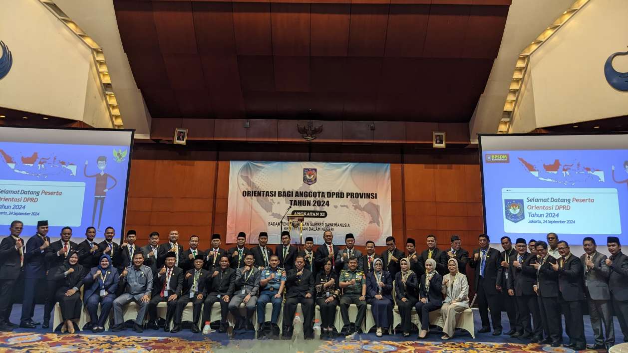 55 Anggota DPRD Provinsi Jambi ikuti orientasi yang digelar BPSDM Kemendagri