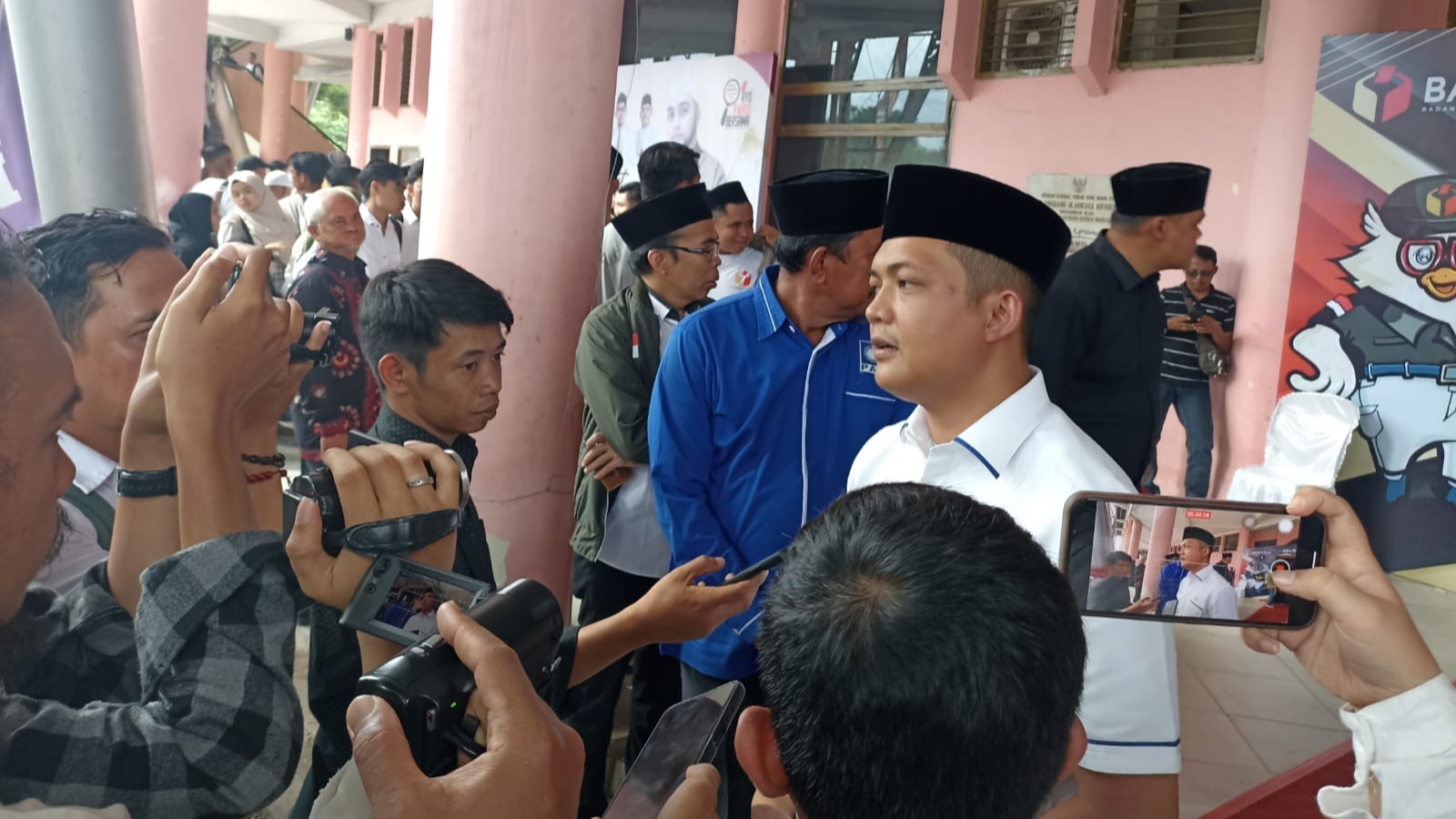 Hafiz Fattah saat hadiri deklarasi Pilkada damai, Rabu (9/10)