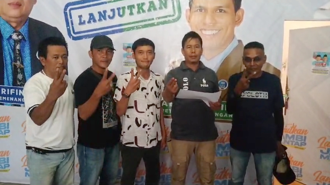 Tim Pejuang RH Kabupaten Bungo nyatakan bergabung ke Al Haris-Sani, Jumat (11/10)