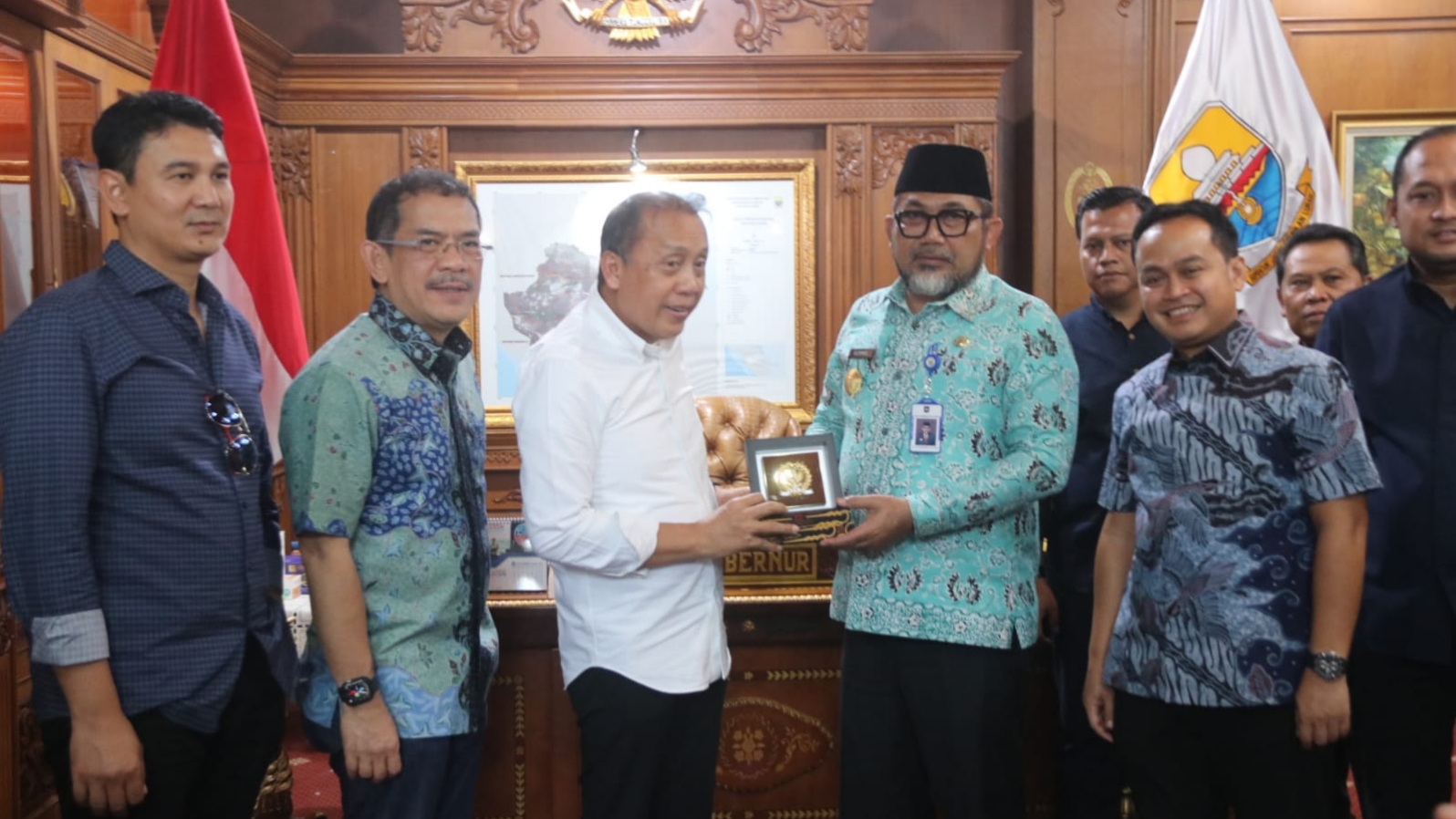 Sudirman saat sambut Kunker Wakil Ketua DPR RI, Jumat (25/10)