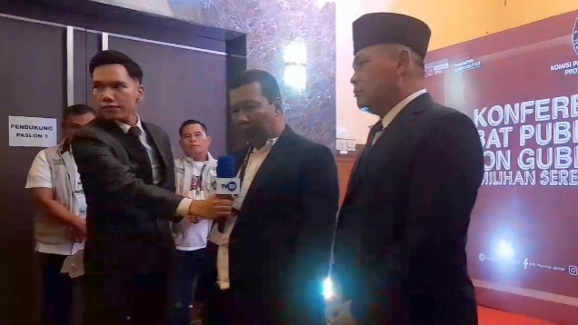 Cagub Jambi, RH saat sesi wawancara 