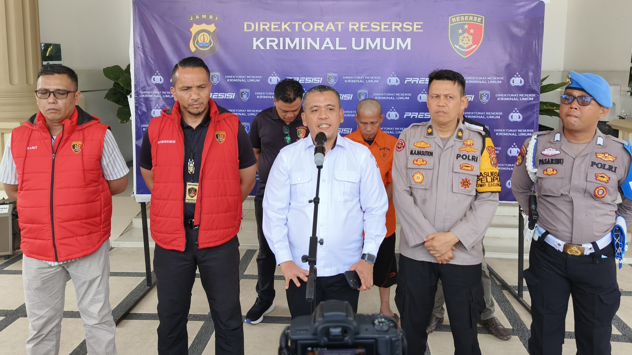 Bawaslu hadiri konferensi pers Dirreskrimum Polda Jambi