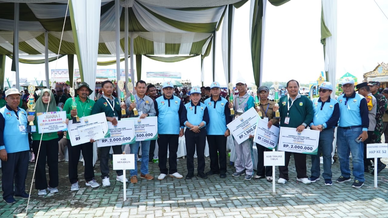 Al Haris resmi menutup Hari Krida Pertanian ke-52 tingkat Provinsi Jambi tahun 2024