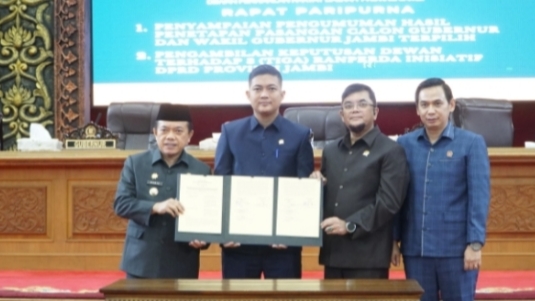 DPRD Provinsi Jambi setujui tiga Ranperda jadi Perda
