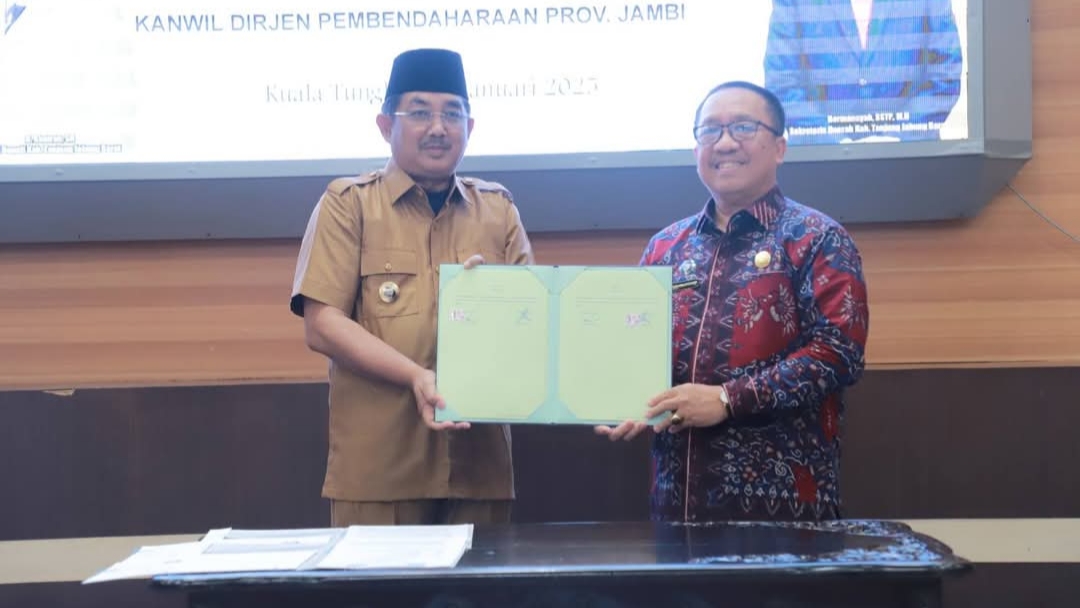 Anwar Sadat hadiri penandatanganan nota kesepakatan dengan Dirjen Perbendaharaan Jambi 
