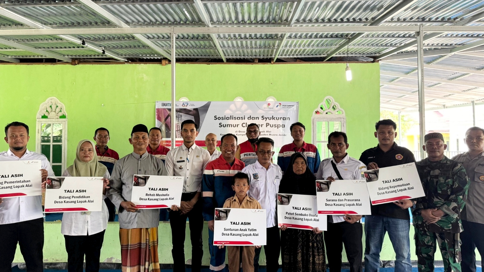 Pertamina EP Jambi gelar syukuran sekaligus sosialisasi aktivitas pengeboran Cluster Puspa Asri