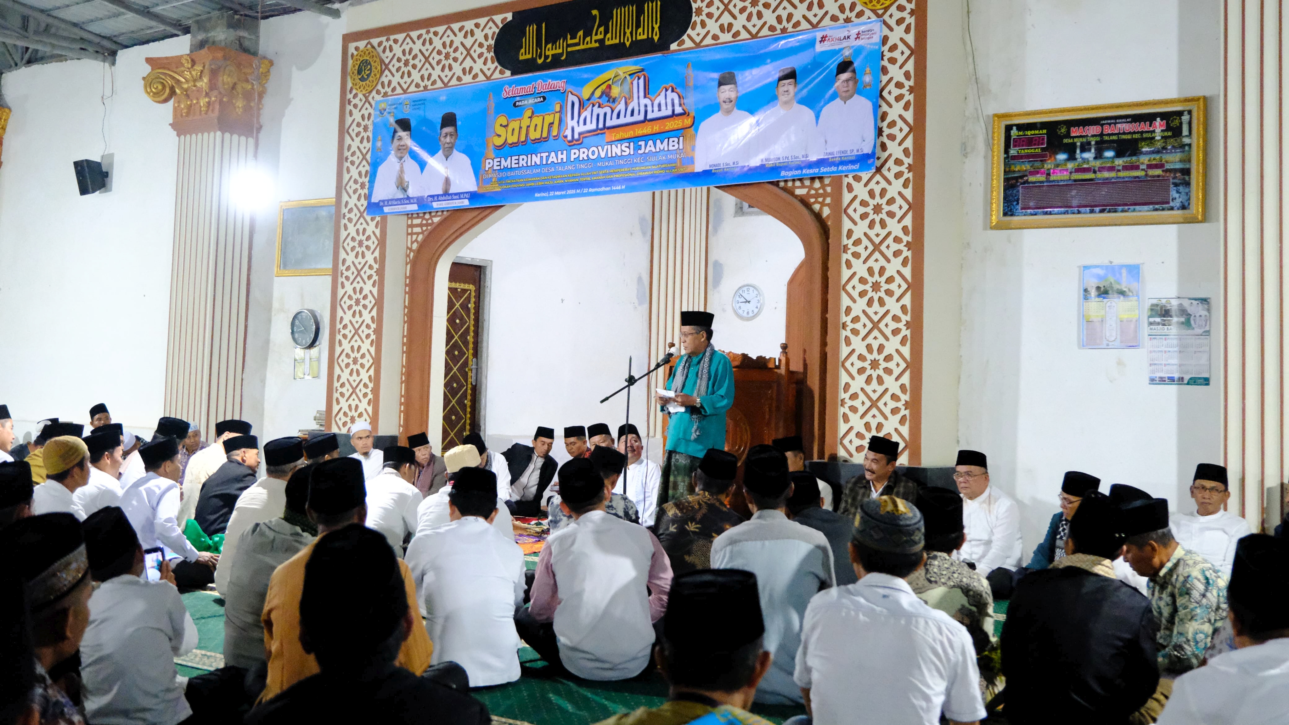 Abdullah Sani saat safari Ramadan di Kerinci