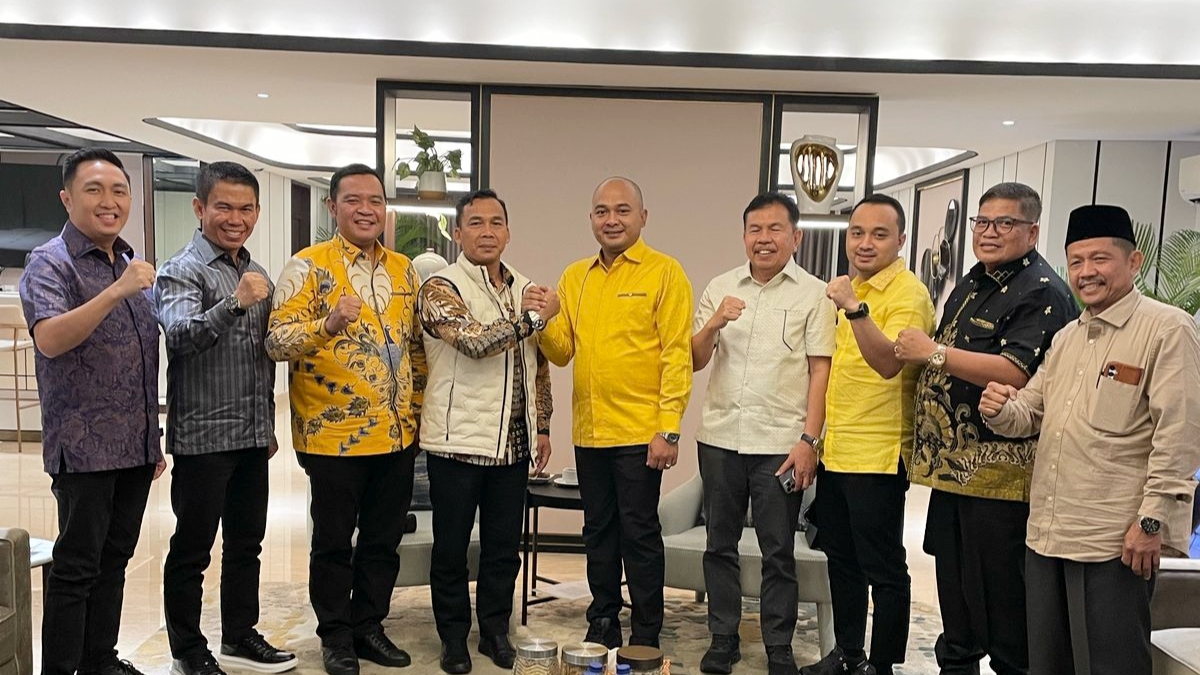 Pertemuan Agus dan Ketua DPD II bersama Waketum DPP Golkar