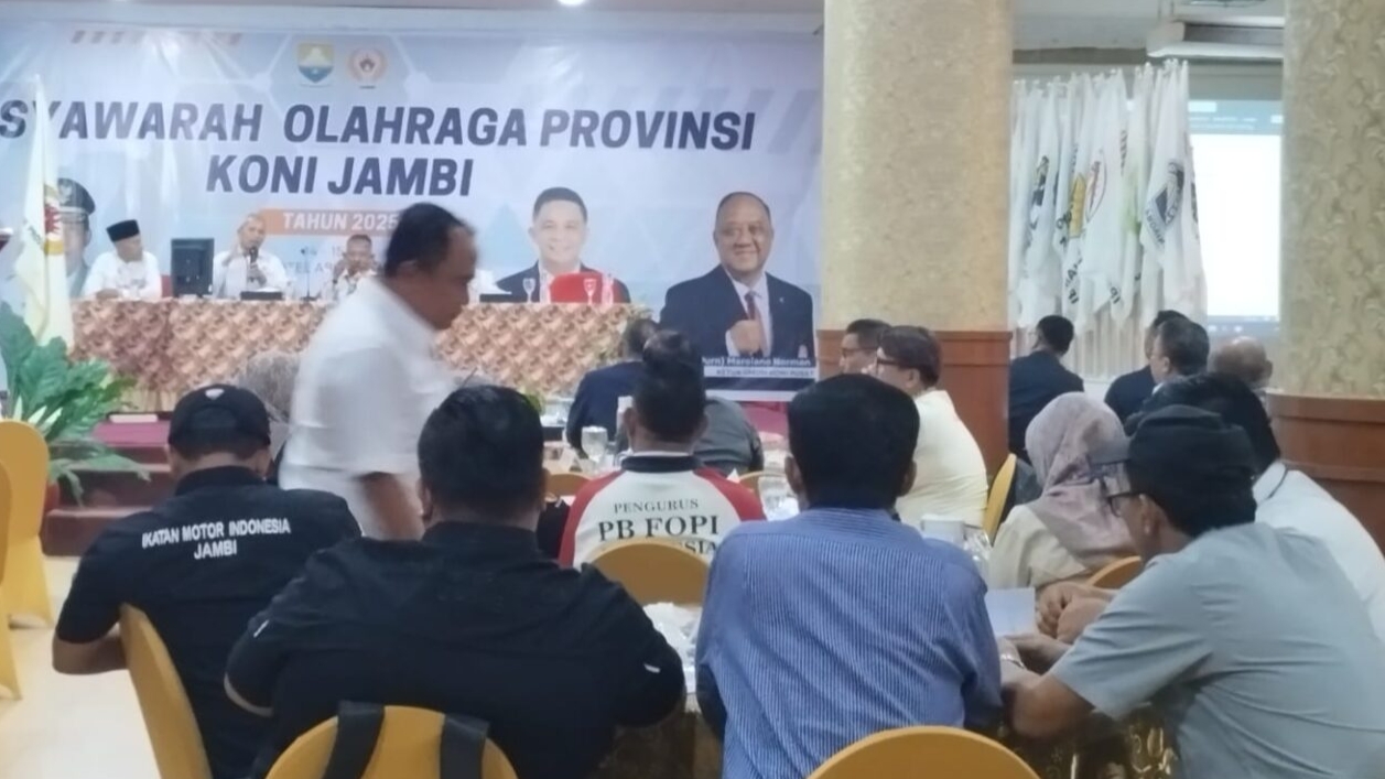 Suasana Musorprov KONI Provinsi periode 2025-2029