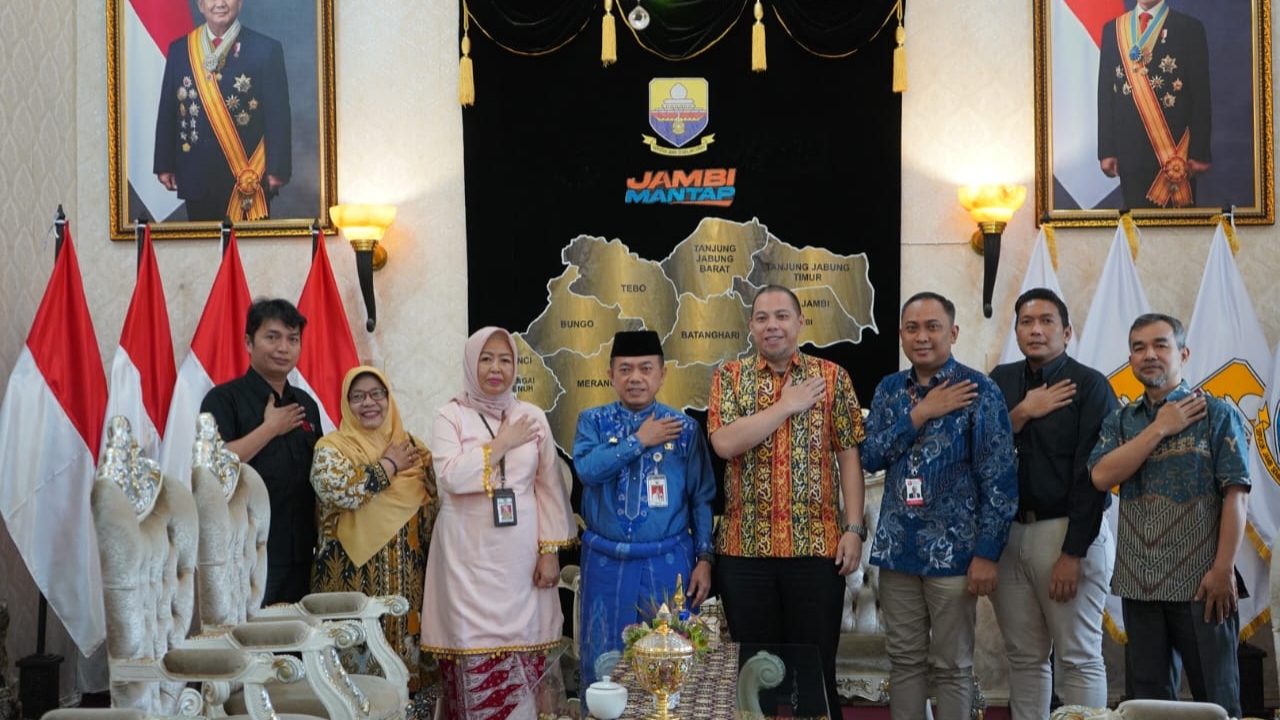 Al Haris saat audiensi dengan BRIDA Jambi